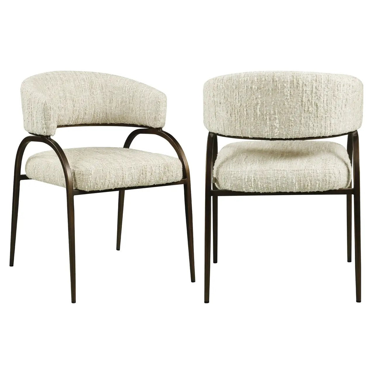 Eetkamerstoel Charda beige angora by Richmond Interiors