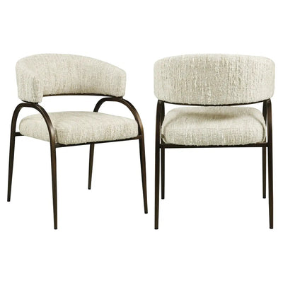 Eetkamerstoel Charda beige angora by Richmond Interiors