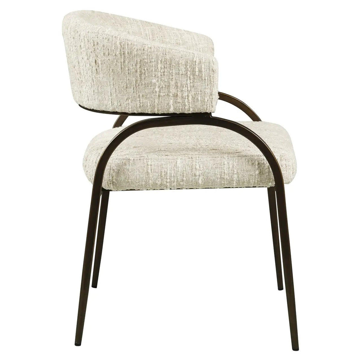 Eetkamerstoel Charda beige angora by Richmond Interiors
