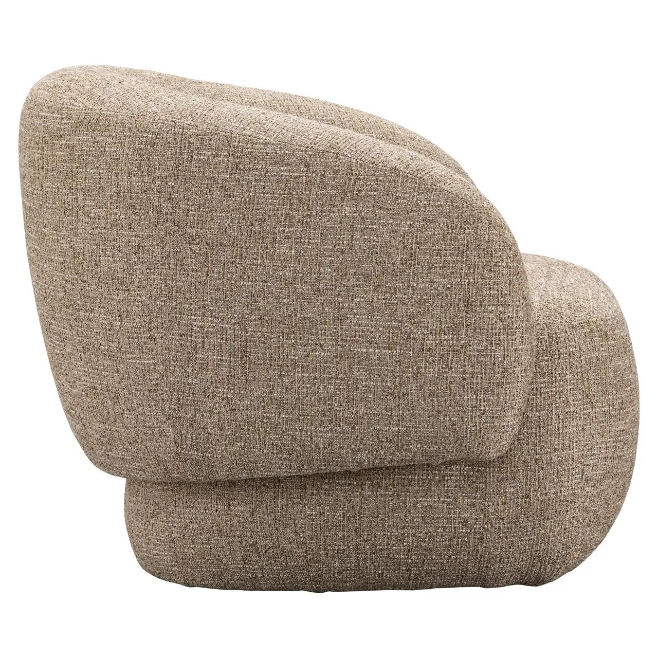 Loungestoel Milano, zandkleurige vlamvertragende tweed by Richmond Interiors