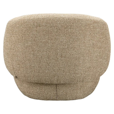 Loungestoel Milano, zandkleurige vlamvertragende tweed by Richmond Interiors