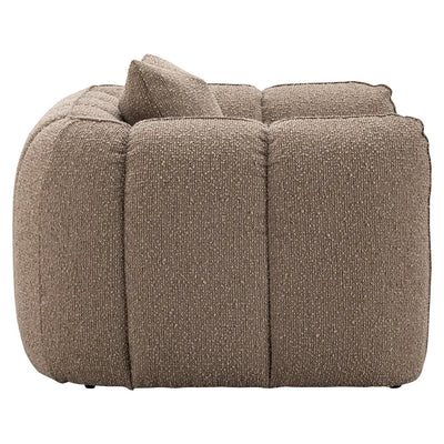 Loungestoel Hogan mocca chunky vlamvertragend by Richmond Interiors