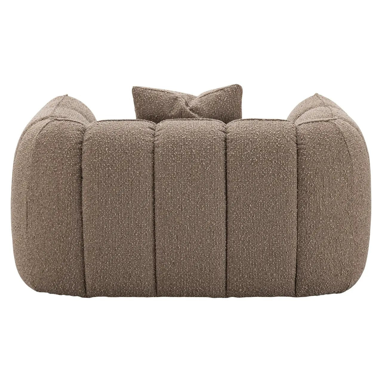 Loungestoel Hogan mocca chunky vlamvertragend by Richmond Interiors