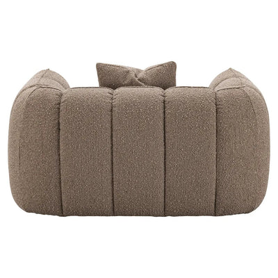 Loungestoel Hogan mocca chunky vlamvertragend by Richmond Interiors