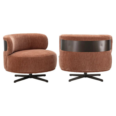 Loungestoel Lauren be straight mokka-mousse by Richmond Interiors