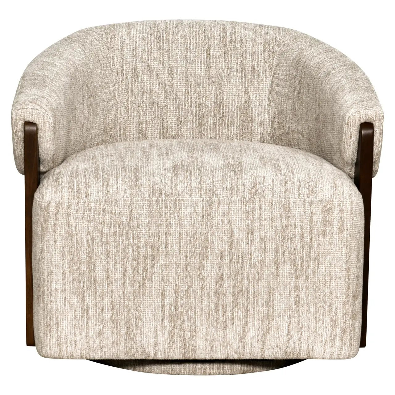 Loungestoel Marina naturel softweave draaibaar vlamvertragend by Richmond Interiors