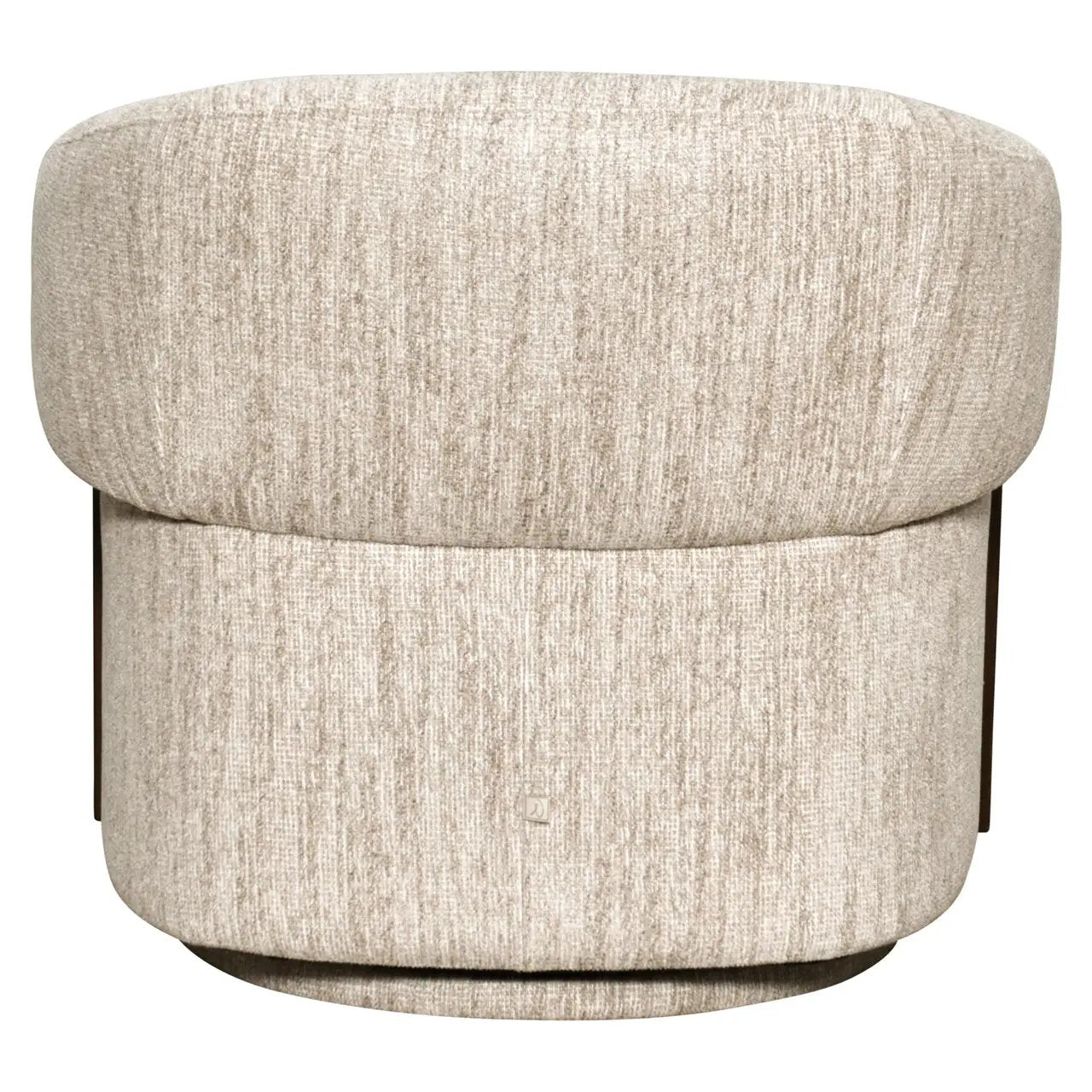Loungestoel Marina naturel softweave draaibaar vlamvertragend by Richmond Interiors