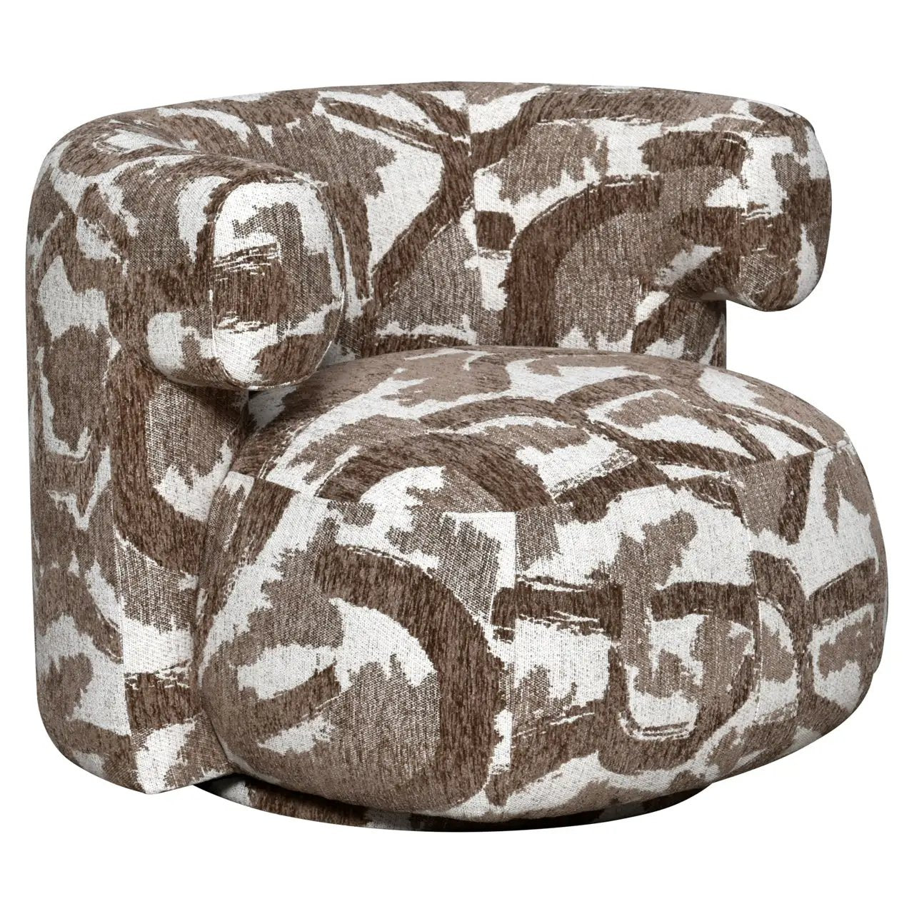 Loungestoel Talley bruin naturel draaibaar by Richmond Interiors