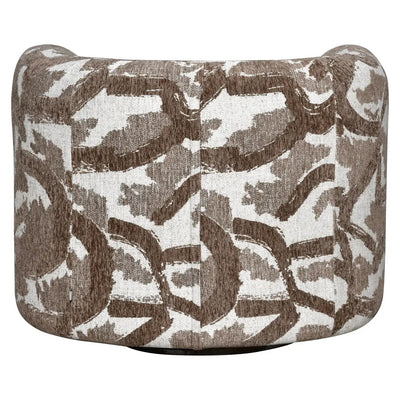 Loungestoel Talley bruin naturel draaibaar by Richmond Interiors
