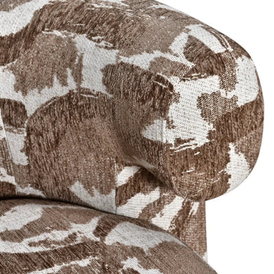 Loungestoel Talley bruin naturel draaibaar by Richmond Interiors