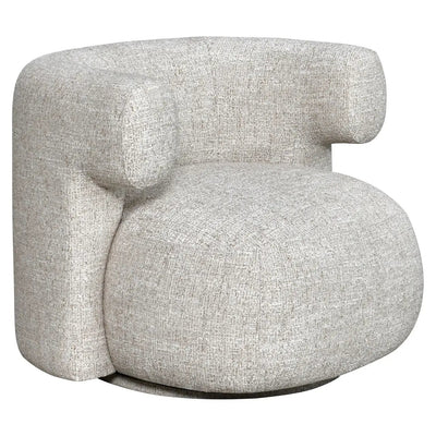 Loungestoel Talley crème tweed draaibaar by Richmond Interiors