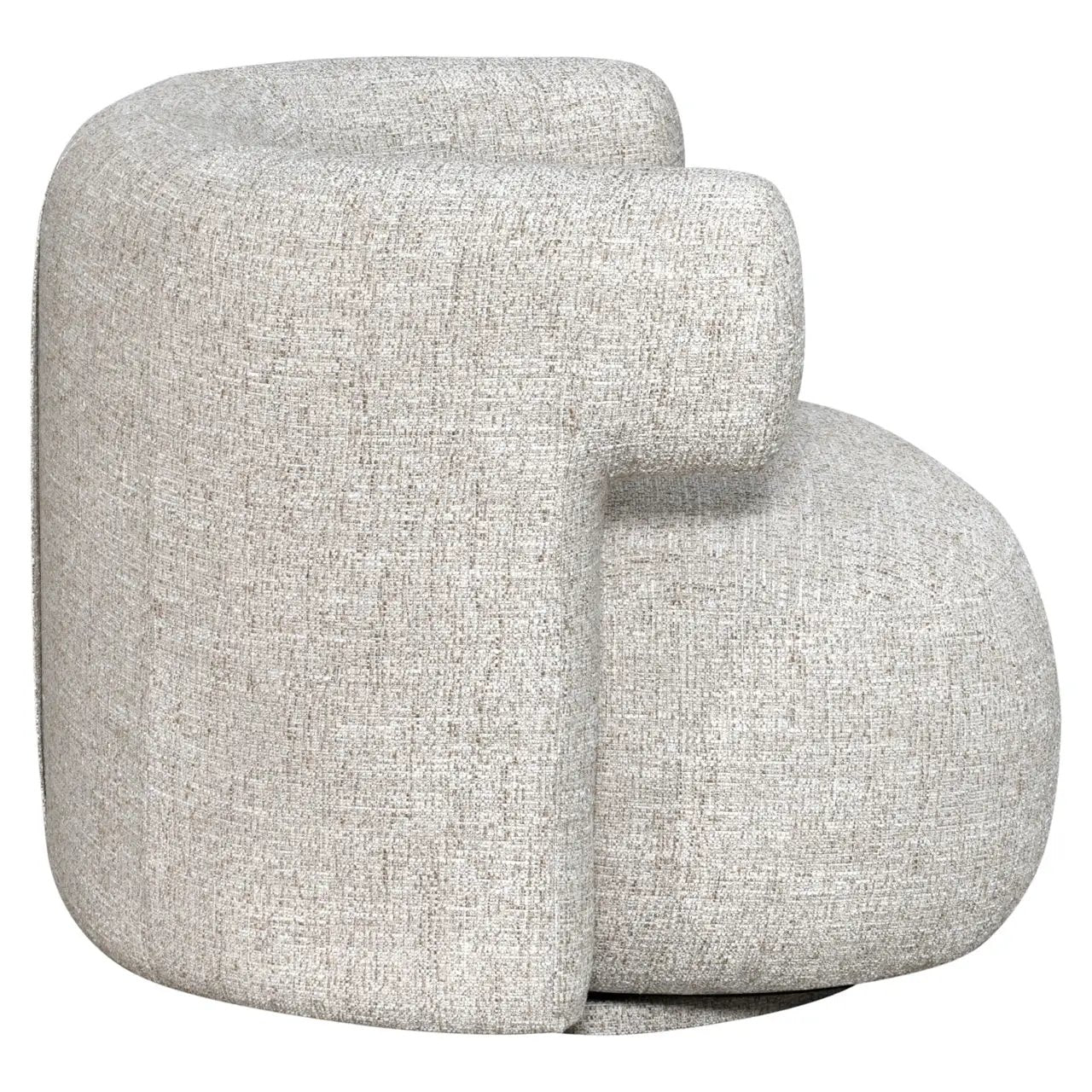 Loungestoel Talley crème tweed draaibaar by Richmond Interiors