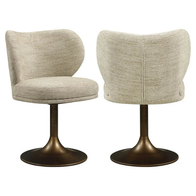 Eetkamerstoel Amely naturel softweave draaibaar by Richmond Interiors