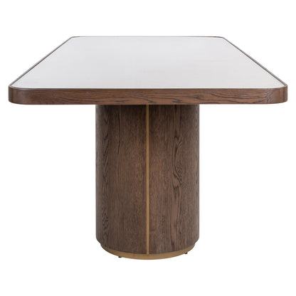 Eettafel Willox bruin 235 inclusief glas