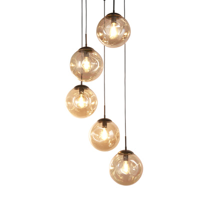 Punch 5Lt Multi-Drop - Black Metal & Champagne Punched Glass