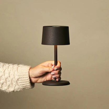 Tafellamp oplaadbaar David Mokkabruin 2 in 1 met verstelbare hoogte