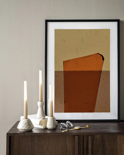 Geen soort van oranje - Moderne Wanddecoratie | Artprint, Glass Art & Wandkleed by Urban Cotton