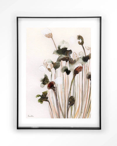 Pastel Flowers 2 - Moderne Wanddecoratie | Artprint, Glass Art & Wandkleed by Urban Cotton