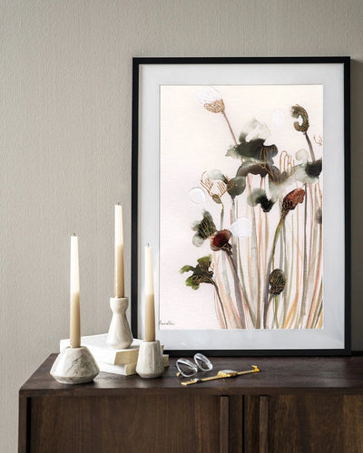 Pastel Flowers 2 - Moderne Wanddecoratie | Artprint, Glass Art & Wandkleed by Urban Cotton