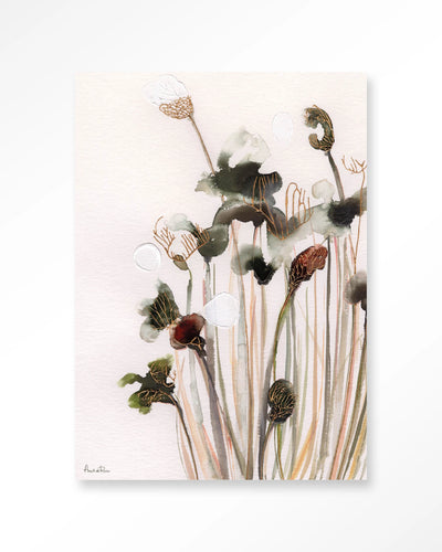 Pastel Flowers 2 - Moderne Wanddecoratie | Artprint, Glass Art & Wandkleed by Urban Cotton