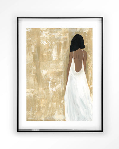 She opened her heart - Moderne Wanddecoratie | Artprint, Glass Art & Wandkleed by Urban Cotton