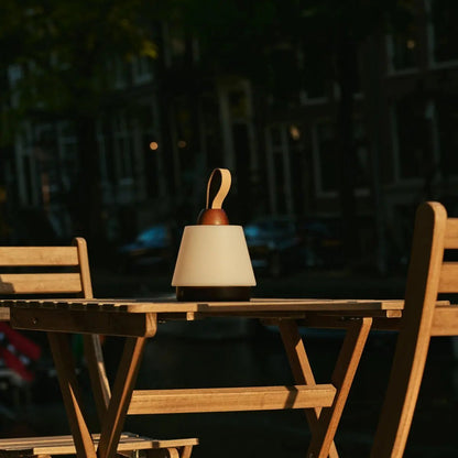 Tafellamp oplaadbaar Liv donkerbruin