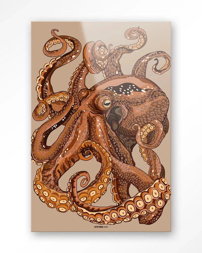 Pulpo - Moderne Wanddecoratie | Artprint, Glass Art & Wandkleed by Urban Cotton