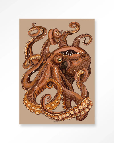 Pulpo - Moderne Wanddecoratie | Artprint, Glass Art & Wandkleed by Urban Cotton