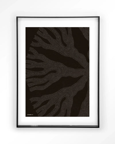 Circle Dark - Moderne Wanddecoratie | Artprint, Glass Art & Wandkleed by Urban Cotton