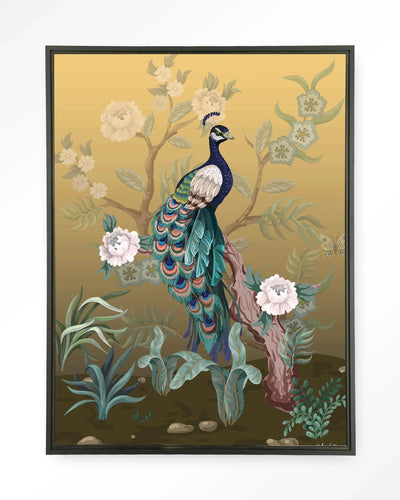 Peacock - Moderne Wanddecoratie | Artprint, Glass Art & Wandkleed by Urban Cotton