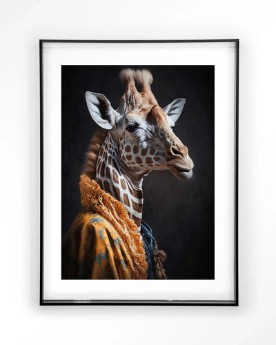 Giraffe - Moderne Wanddecoratie | Artprint, Glass Art & Wandkleed by Urban Cotton