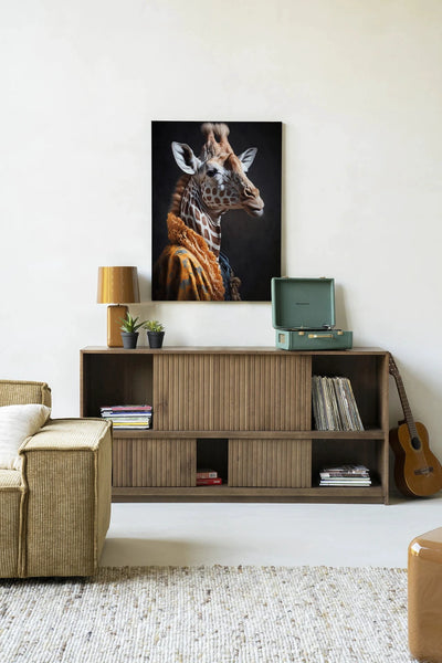 Giraffe - Moderne Wanddecoratie | Artprint, Glass Art & Wandkleed by Urban Cotton