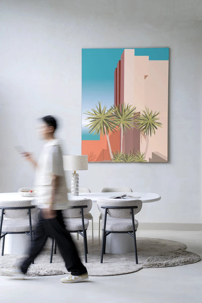Tropical Place - Moderne Wanddecoratie | Artprint, Glass Art & Wandkleed by Urban Cotton