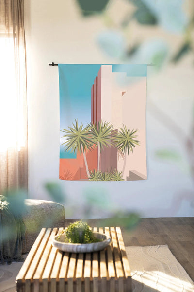 Tropical Place - Moderne Wanddecoratie | Artprint, Glass Art & Wandkleed by Urban Cotton