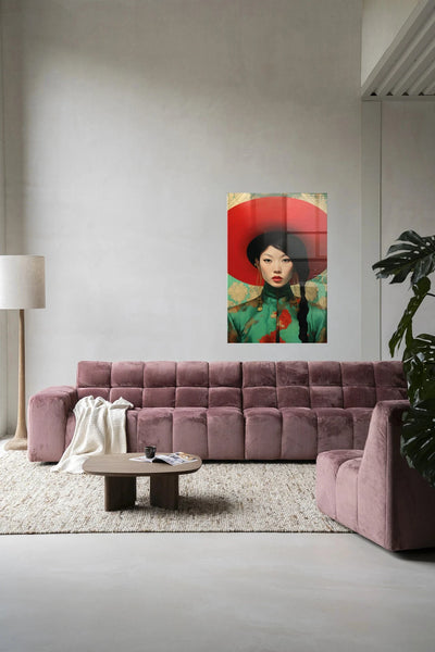 Amy - Moderne Wanddecoratie | Artprint, Glass Art & Wandkleed by Urban Cotton