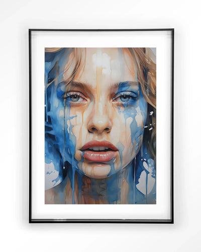 Aqua - Moderne Wanddecoratie | Artprint, Glass Art & Wandkleed by Urban Cotton