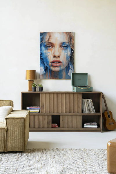 Aqua - Moderne Wanddecoratie | Artprint, Glass Art & Wandkleed by Urban Cotton