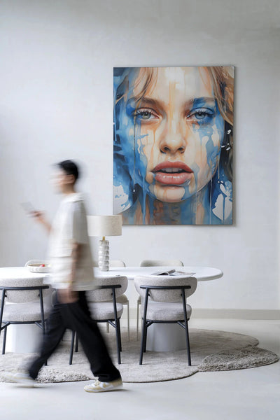 Aqua - Moderne Wanddecoratie | Artprint, Glass Art & Wandkleed by Urban Cotton