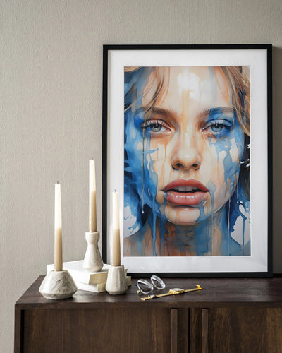 Aqua - Moderne Wanddecoratie | Artprint, Glass Art & Wandkleed by Urban Cotton