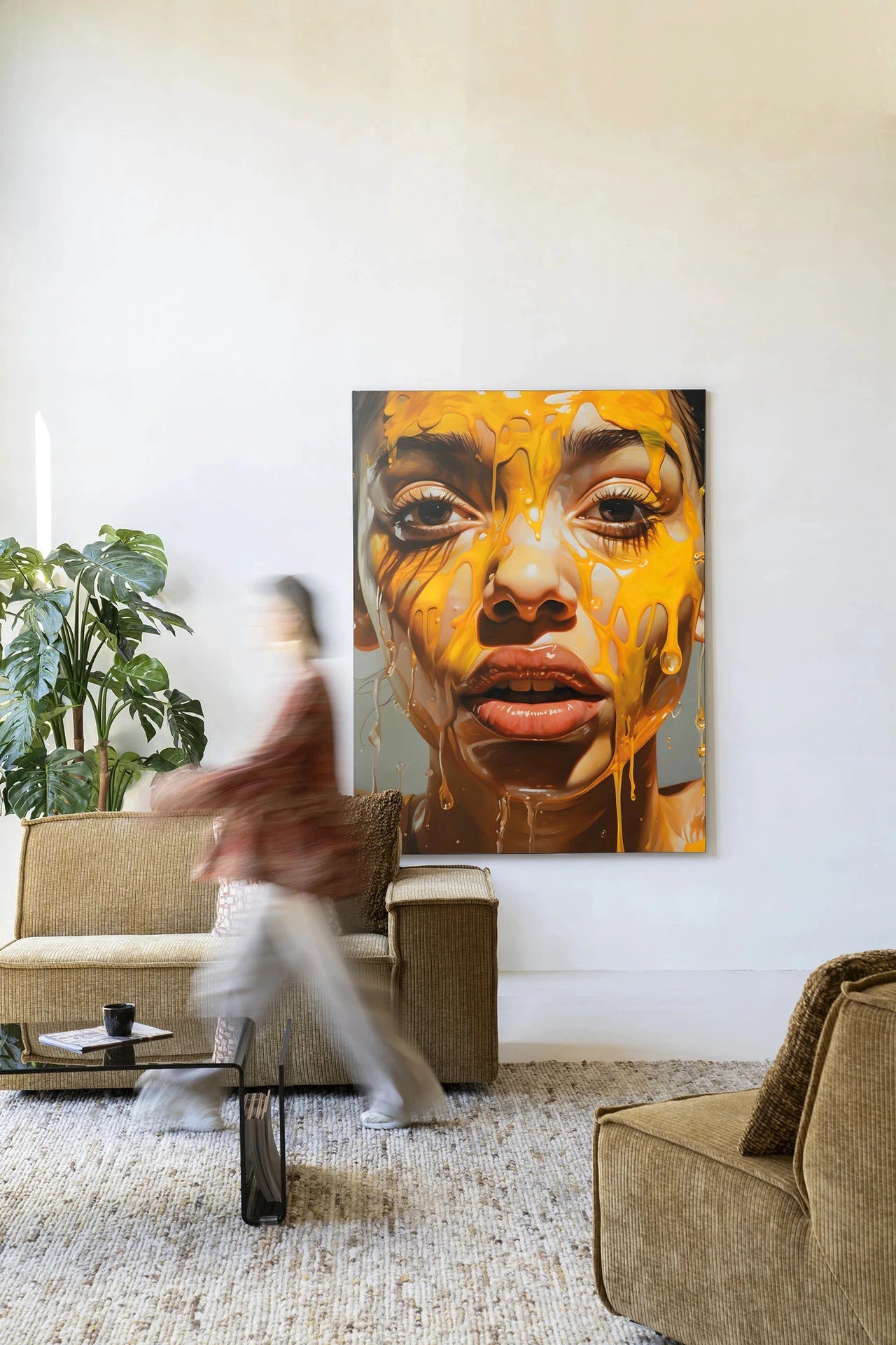 Honey - Moderne Wanddecoratie | Artprint, Glass Art & Wandkleed by Urban Cotton