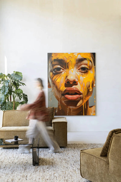 Honey - Moderne Wanddecoratie | Artprint, Glass Art & Wandkleed by Urban Cotton