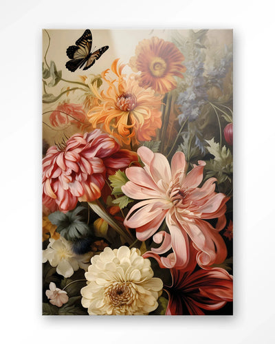 Vintage Flowers - Moderne Wanddecoratie | Artprint, Glass Art & Wandkleed by Urban Cotton