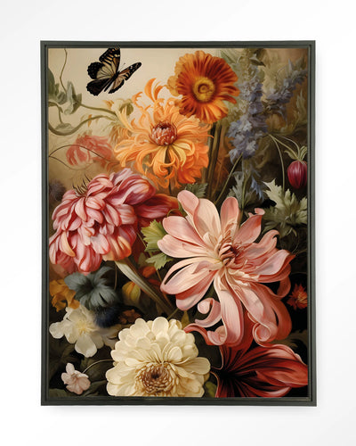 Vintage Flowers - Moderne Wanddecoratie | Artprint, Glass Art & Wandkleed by Urban Cotton