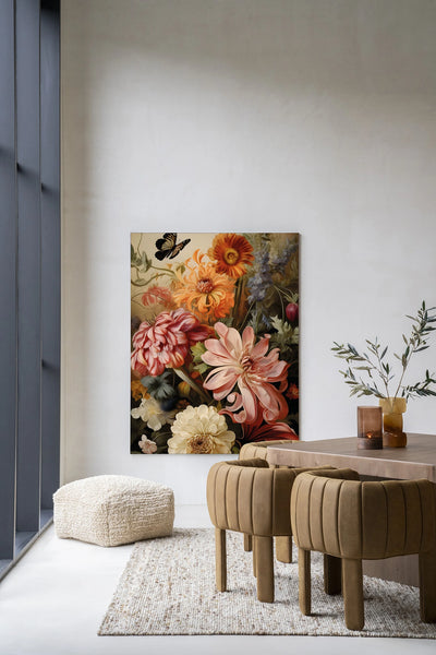 Vintage Flowers - Moderne Wanddecoratie | Artprint, Glass Art & Wandkleed by Urban Cotton