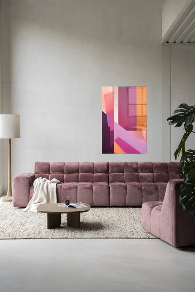 Folded Lines - Moderne Wanddecoratie | Artprint, Glass Art & Wandkleed by Urban Cotton
