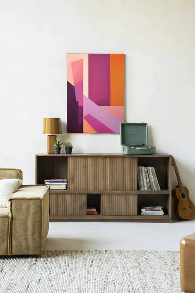 Folded Lines - Moderne Wanddecoratie | Artprint, Glass Art & Wandkleed by Urban Cotton