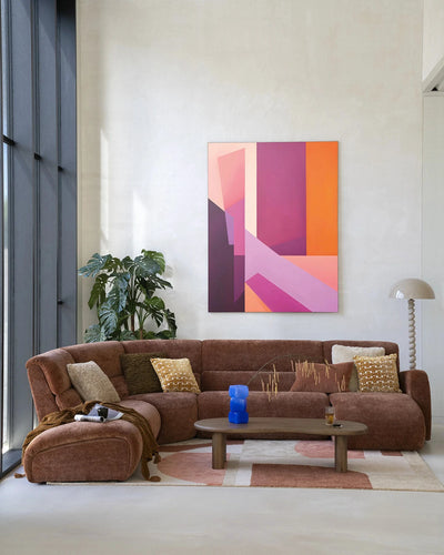 Folded Lines - Moderne Wanddecoratie | Artprint, Glass Art & Wandkleed by Urban Cotton