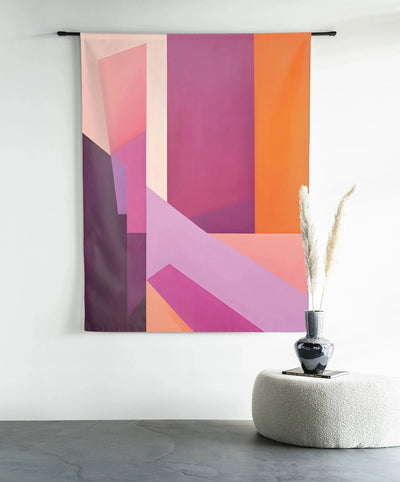 Folded Lines - Moderne Wanddecoratie | Artprint, Glass Art & Wandkleed by Urban Cotton