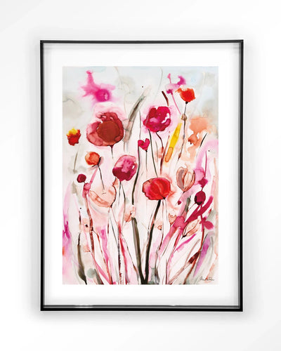Spring Flowers - Moderne Wanddecoratie | Artprint, Glass Art & Wandkleed by Urban Cotton