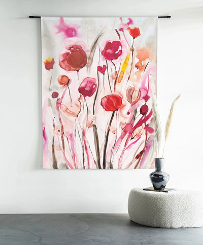 Spring Flowers - Moderne Wanddecoratie | Artprint, Glass Art & Wandkleed by Urban Cotton